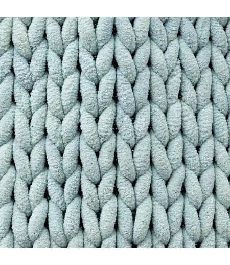 Tapis Salle de Bain Tissé Épais 50x75cm Bleu Arctique