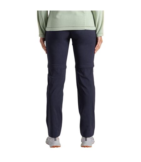Pantalon Uni À Taille Mi-haute 2-en-1 Kiwi Pro Femme Bleu Marine Foncé Craghoppers