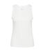 Womens/ladies Anja Plain Sleeveless Tank Top Snow White CCDK Copenhagen-3