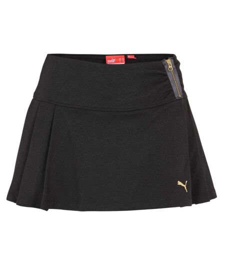 Womens/ladies Kilt Mini Skirt Black Puma