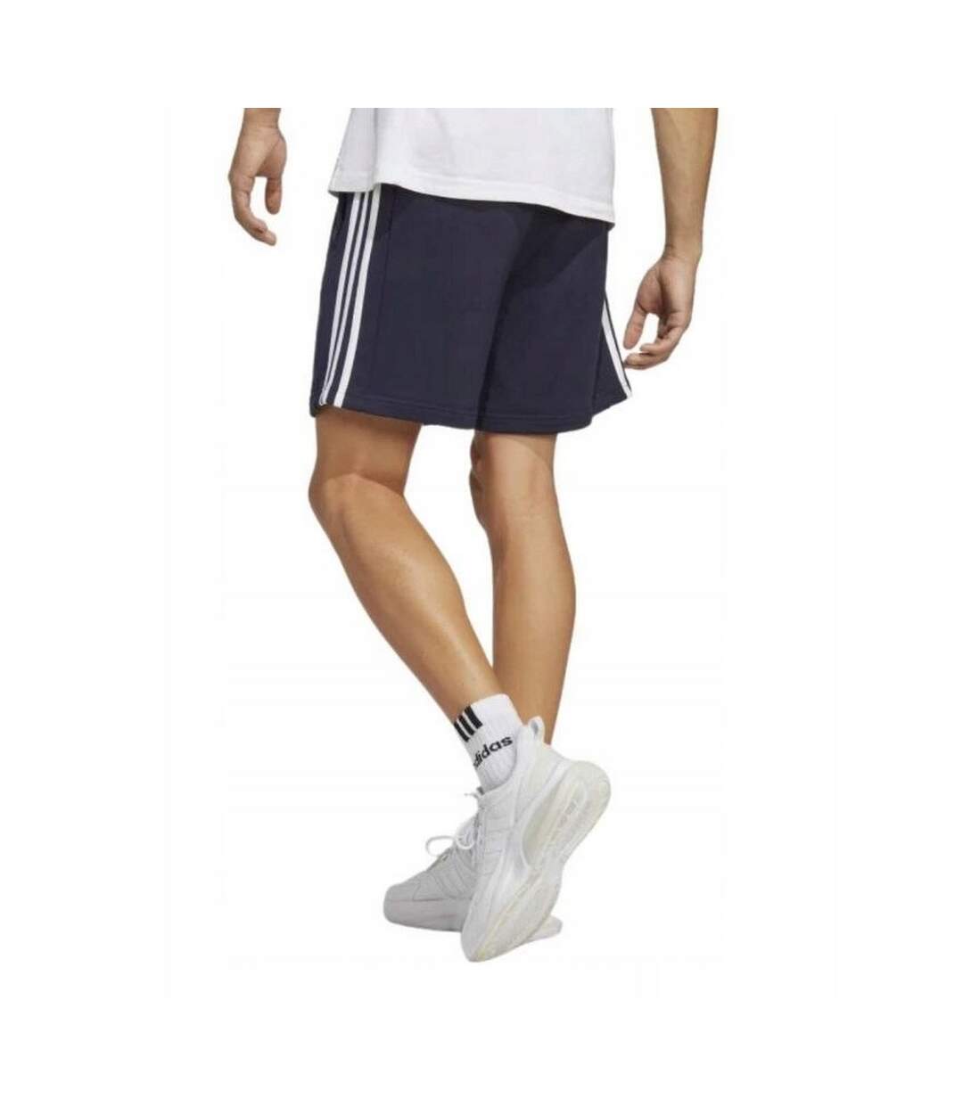 Short Style Triple Rayures Essentials Homme Bleu Marine Adidas-3