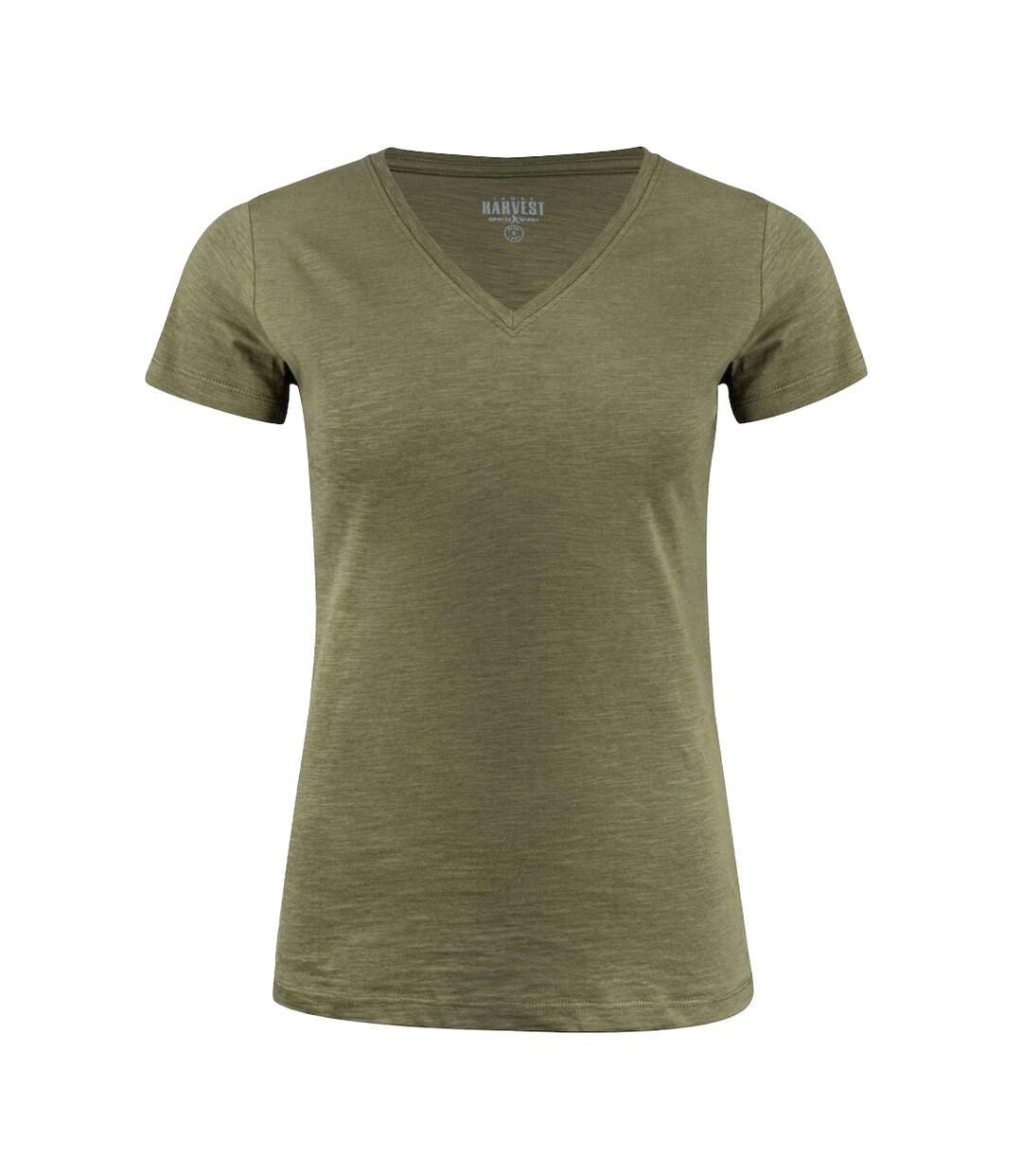 T-shirt Whailford Femme Vert Kaki Foncé James Harvest-1