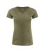 T-shirt Whailford Femme Vert Kaki Foncé James Harvest-1
