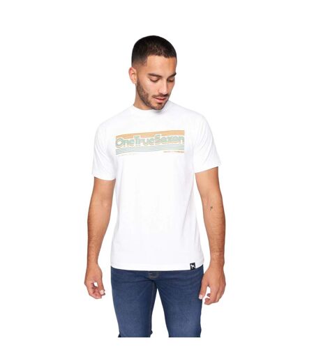 T-shirt Forever Homme Blanc One True Saxon