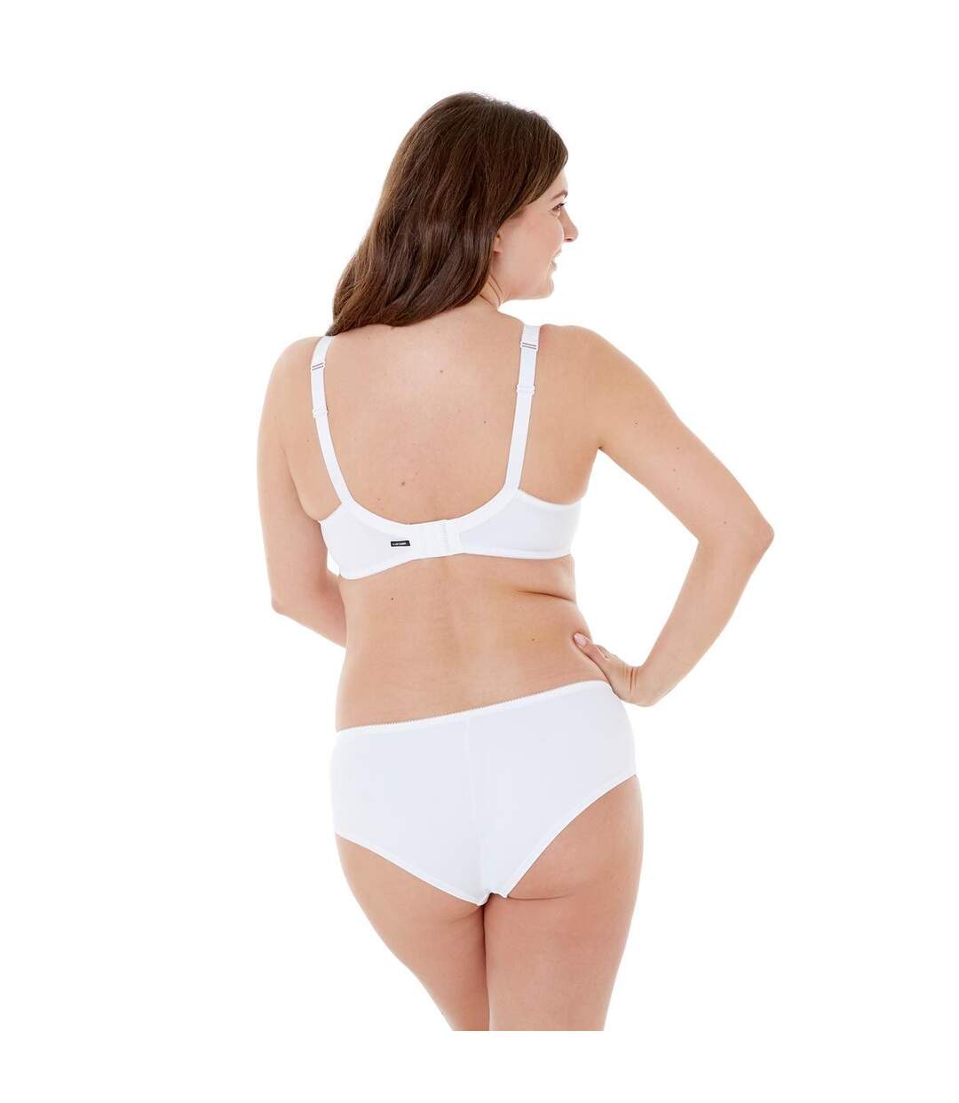 Soutien-gorge à armatures grand maintien blanc Elena