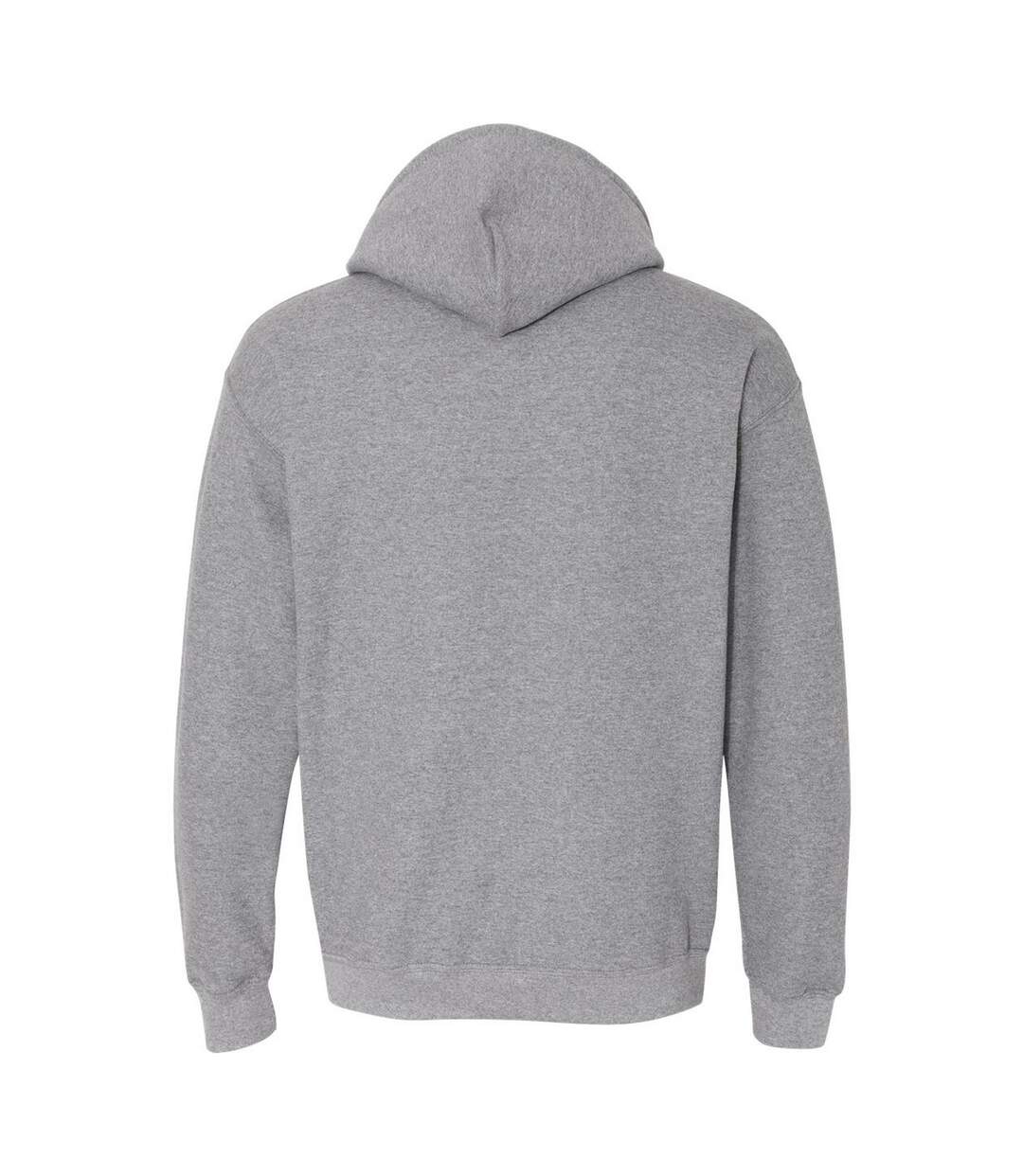 Sweat À Capuche Adulte Graphite Chiné Gildan-2