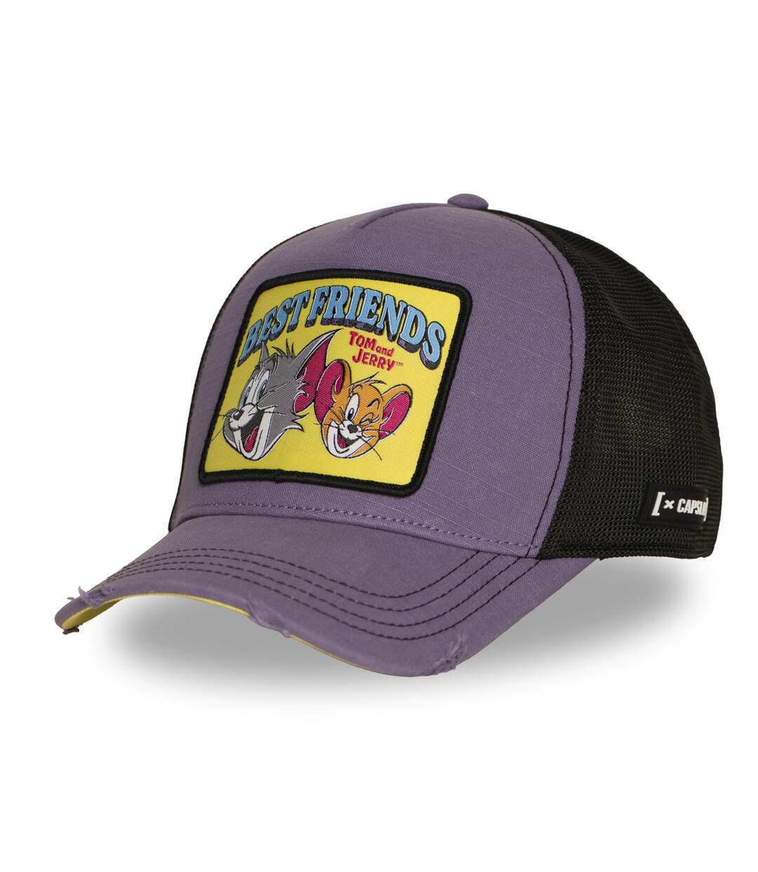Casquette Trucker filet finitions premium Tom & Jerry Best Friends Capslab-1