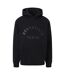 Sweat À Capuche Motif/style Arc Homme Noir Blank Essentials-1