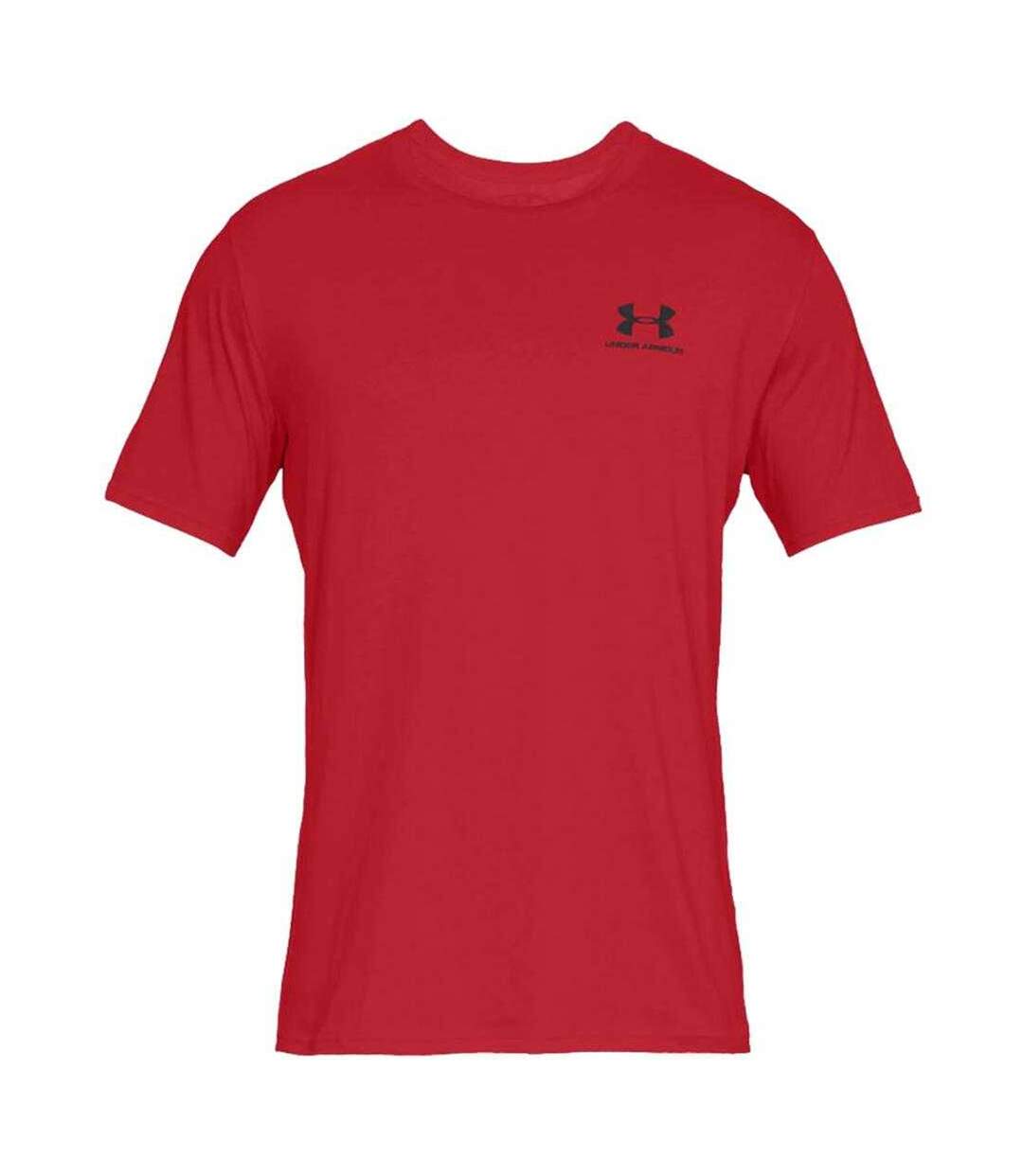 T-shirt Sportstyle Homme Rouge Under Armour-1