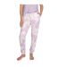 Womens/ladies Leopard Joggers Off White PJ Salvage-2