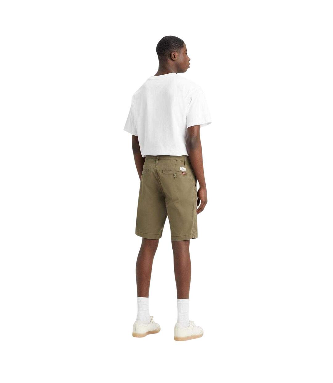 Short Chino Motif/style Logo Homme Vert Levis-2