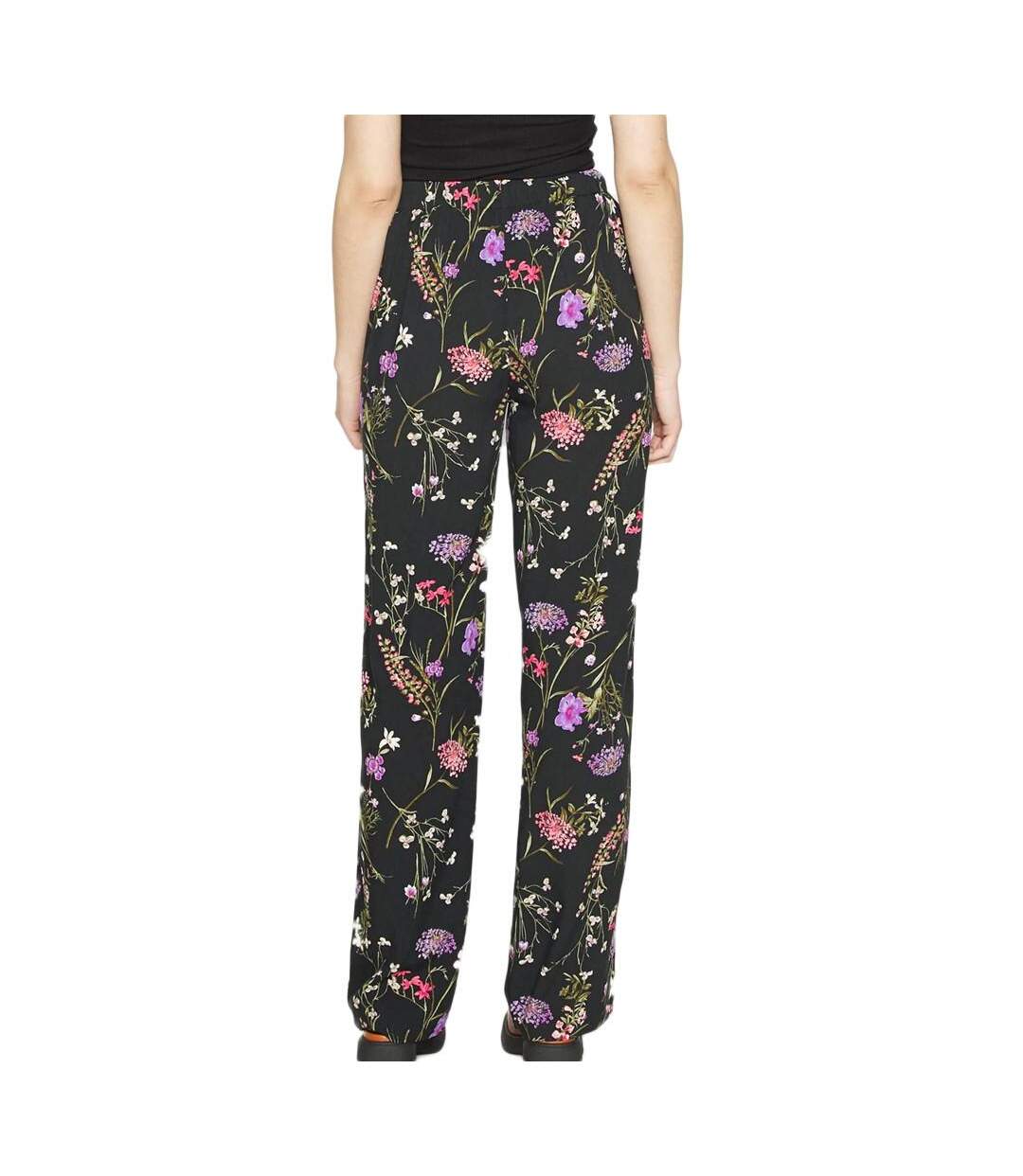 Pantalon Noir à Motifs Femme Vero Moda Easy Hw - S-2