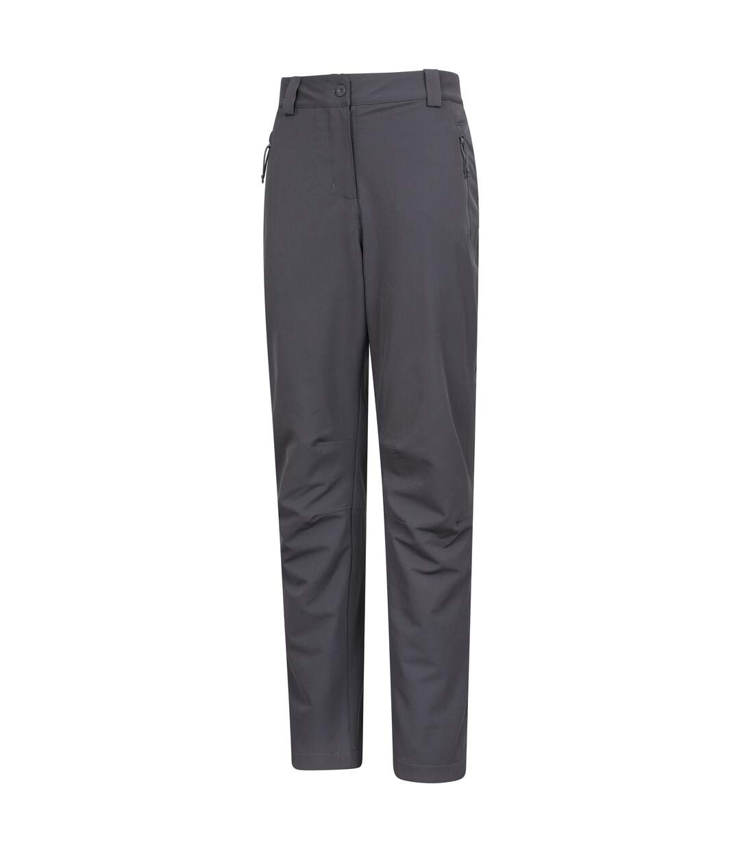 Womens/ladies Arctic Ii Stretch Fleece Lined Regular Trousers Dark Grey Mountain Warehouse-3
