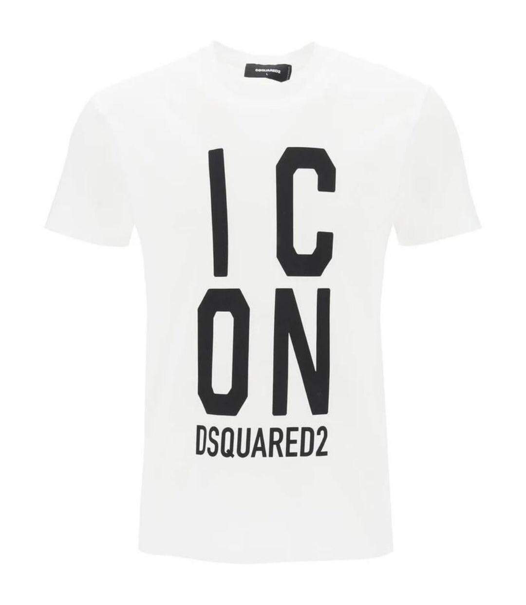 Unisex Adult Icon Logo Cool Fit T-shirt White DSquared2-1