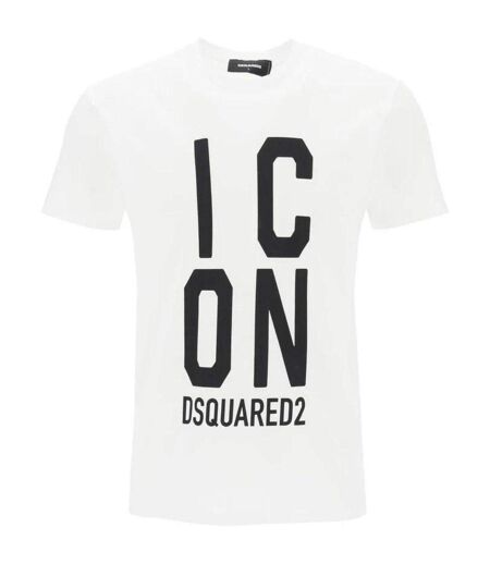 Unisex Adult Icon Logo Cool Fit T-shirt White DSquared2