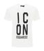 Unisex Adult Icon Logo Cool Fit T-shirt White DSquared2-1