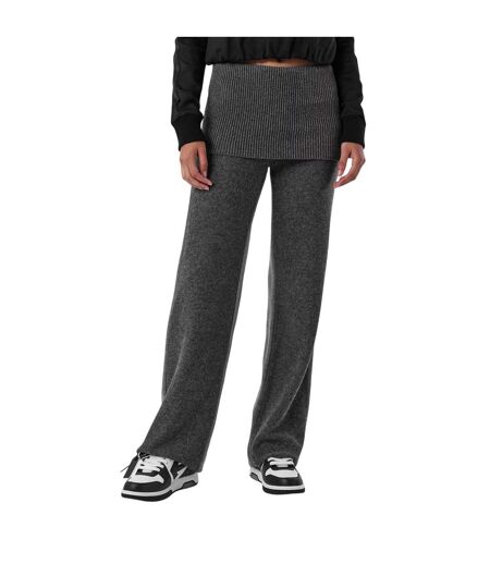 Pantalon Motif/style Se Rabat Sur L'avant Off Femme Gris Foncé Off White