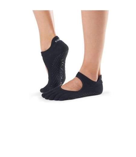 Toesox - Chaussettes à orteils BELLARINA - Femme (Noir) - UTMQ222