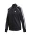 Womens/ladies Adicolor Classics Track Top Black White Adidas-2