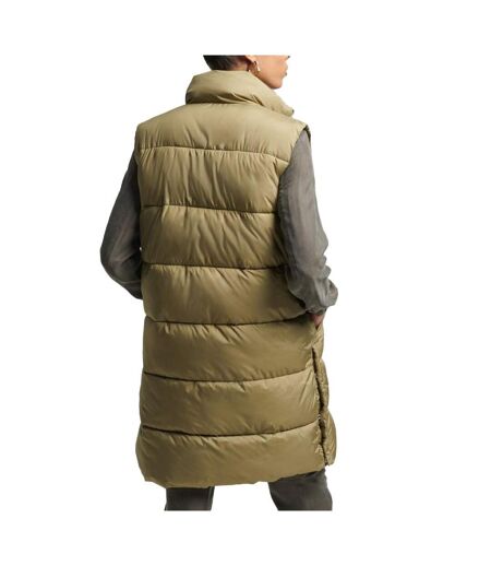 Doudoune sans manche kaki femme superdry studios - m