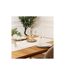 Chemin de Table Maha 38x140cm Blanc-3