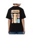 T-shirt noir/orange homme dickies paxico - l-2