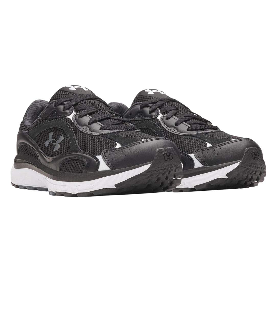 Baskets Motif/style Sportif Tech Homme Noir Gris Under Armour-4