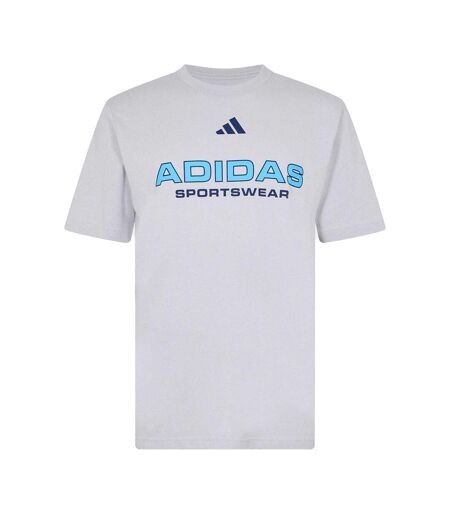 T-shirt Motif/style Logo Homme Gris Moyen Adidas