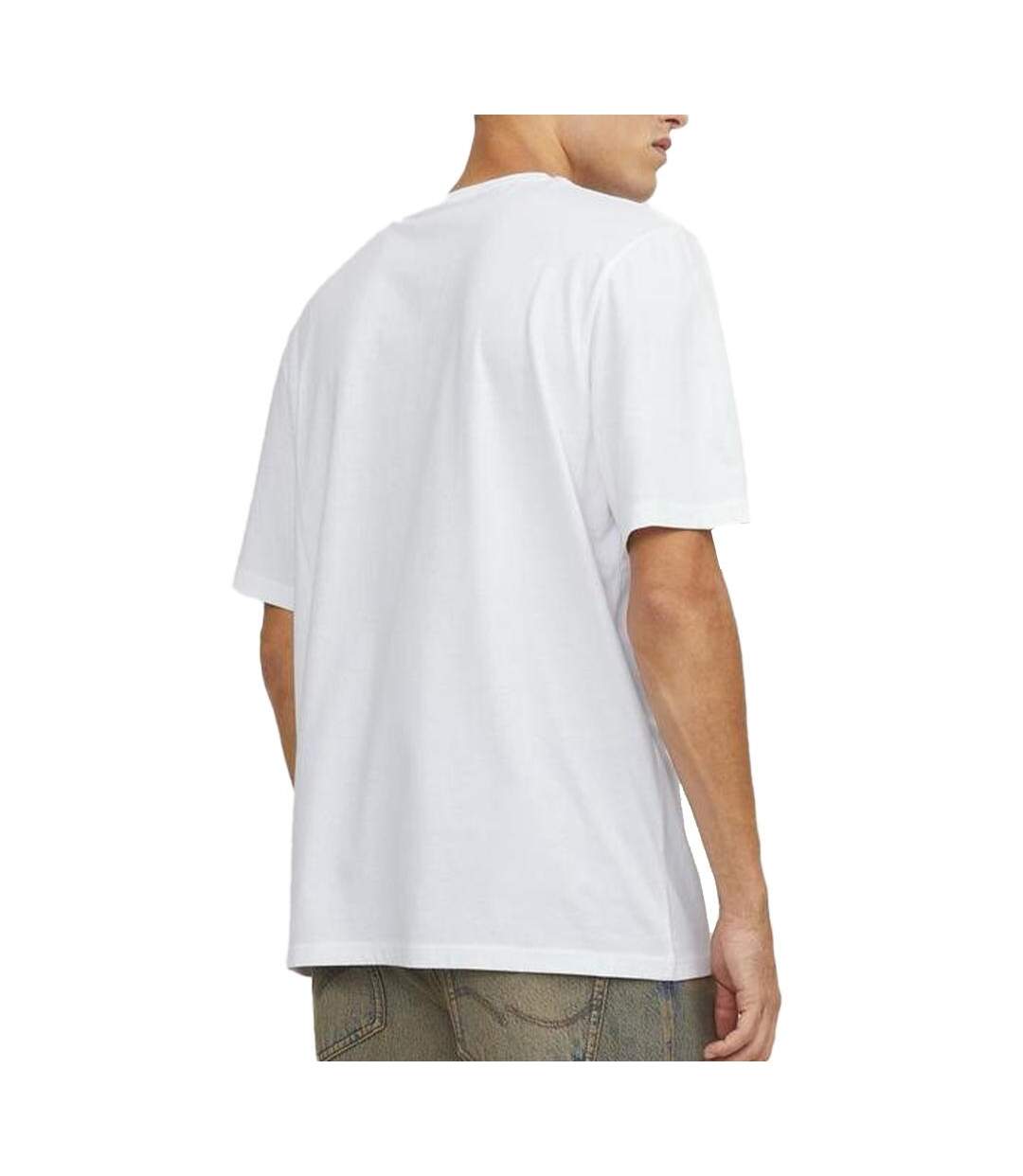 T-shirt Blanc Homme Jack & Jones Heavens - M-2