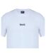 T-shirt Manches Raglan Motif/style Rayé Homme Blanc Lonsdale-4