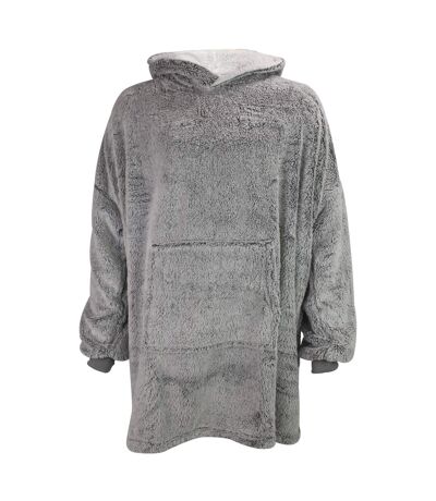 Mens Fleece Lined Blanket Hoodie | Shaggy Loungewear Top with Hood