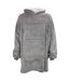 Mens Fleece Lined Blanket Hoodie | Shaggy Loungewear Top with Hood-1