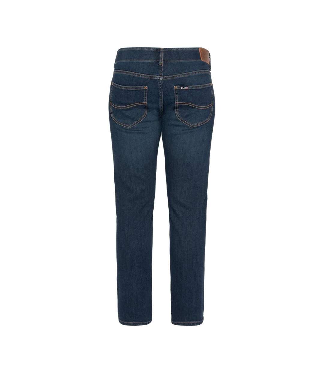 Jean droit bleu foncé homme schott trd196832-2