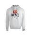 Sweat À Capuche Motif Logo Homme Blanc Diesel-1