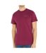 T-shirt Rouge Homme Tommy Hilfiger Slim Linear Chest - S-1