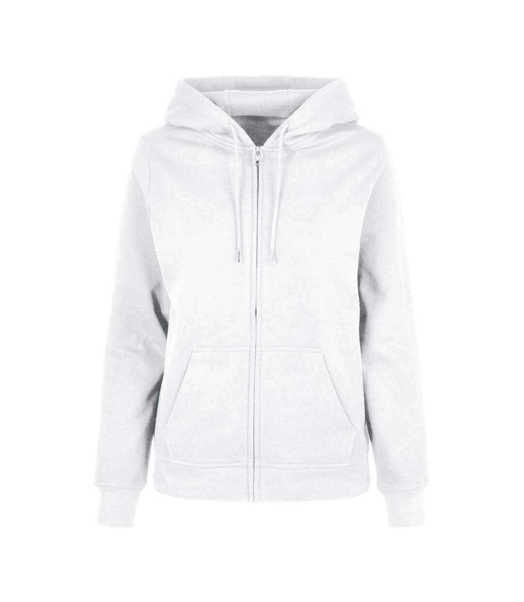Veste à capuche basic femme blanc Build Your Brand-1