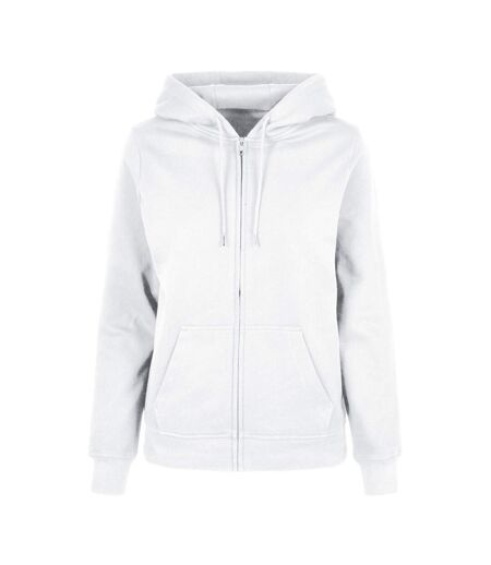 Veste à capuche basic femme blanc Build Your Brand