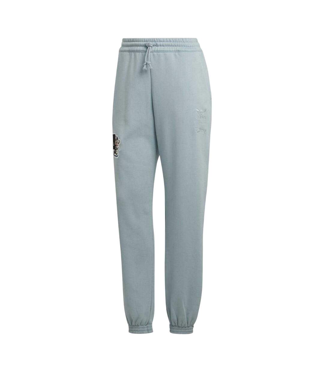 Womens/ladies Disney Mickey Mouse Joggers Grey Adidas-1