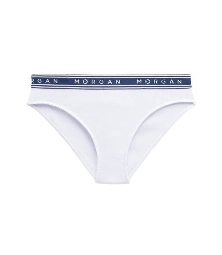 Lot de 2 slips en coton blanc Ines