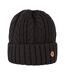 Bonnet À Revers Motif/style Tricoté Brock Femme Noir Craghoppers-1