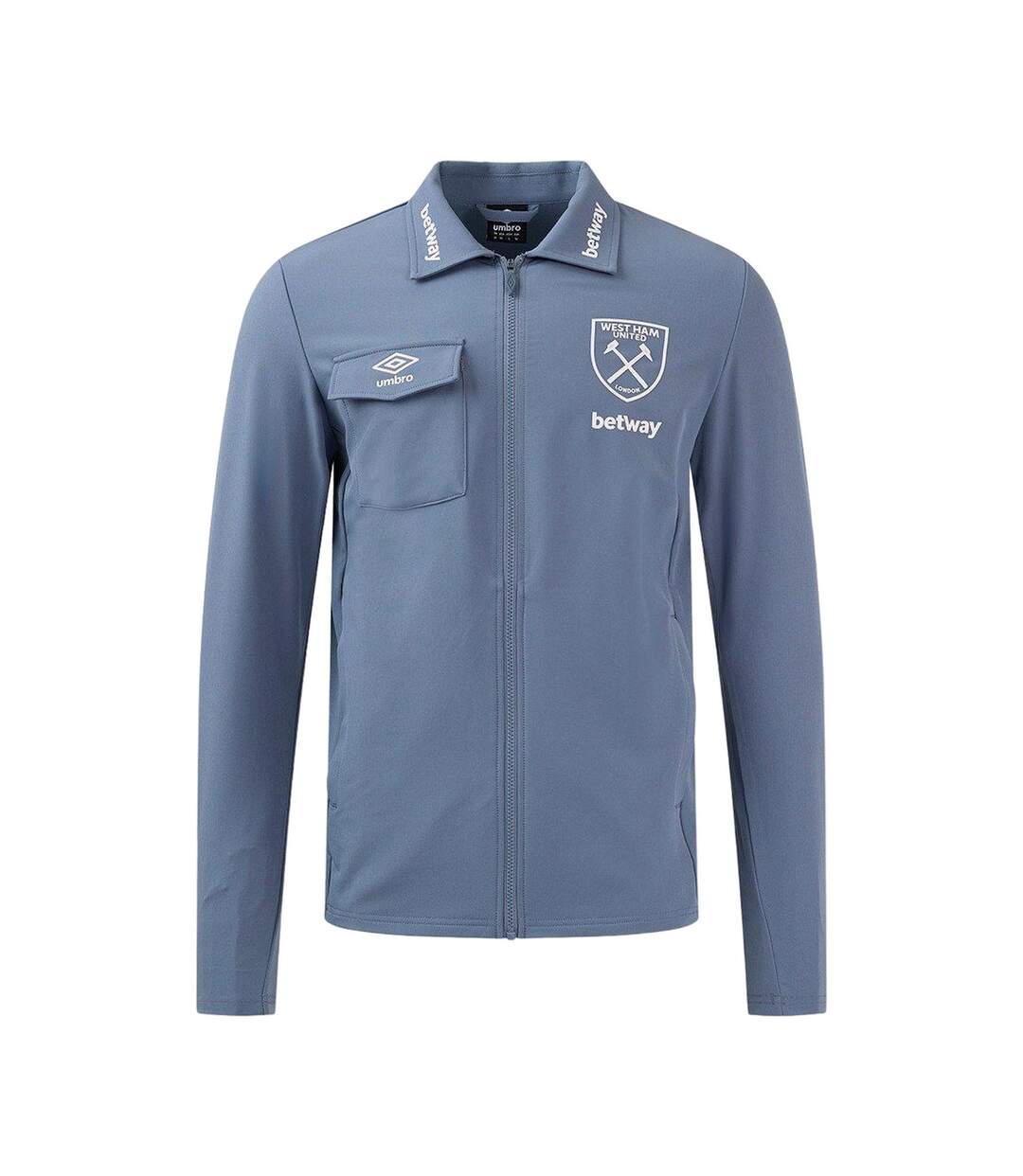 Mens 24/25 west ham united fc presentation jacket flint stone Umbro-1