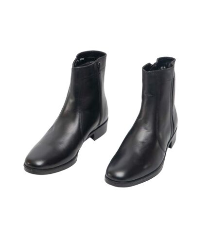 Scimitar Mens Inside Zip Lined Resin Sole Boots (Black) - UTDF188