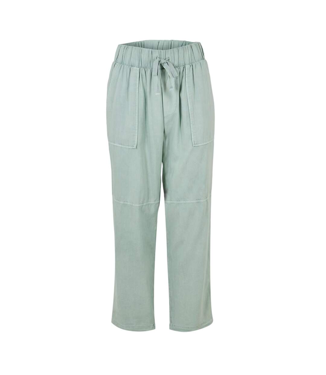 Womens/ladies Utility Pocket Cargo Trousers Oasis Green Bella Dahl-1