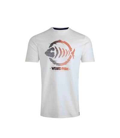 T-shirt velocity homme écru Weird Fish