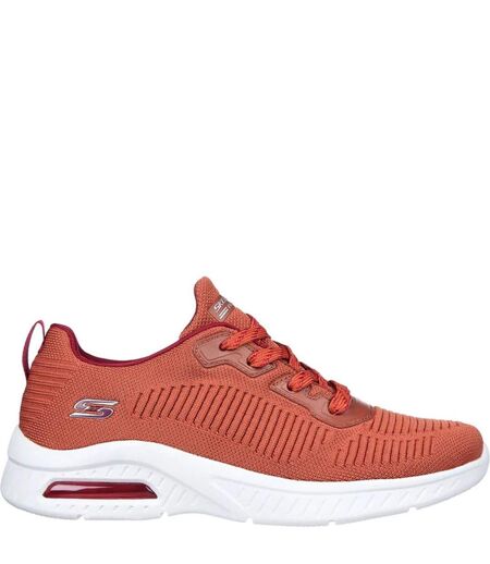 Skechers Womens/Ladies Bobs Squad Air Sweet Encounter Sneakers (Rust) - UTFS9594