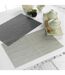 Set de Table Marbling 30x45cm Noir & Blanc-3