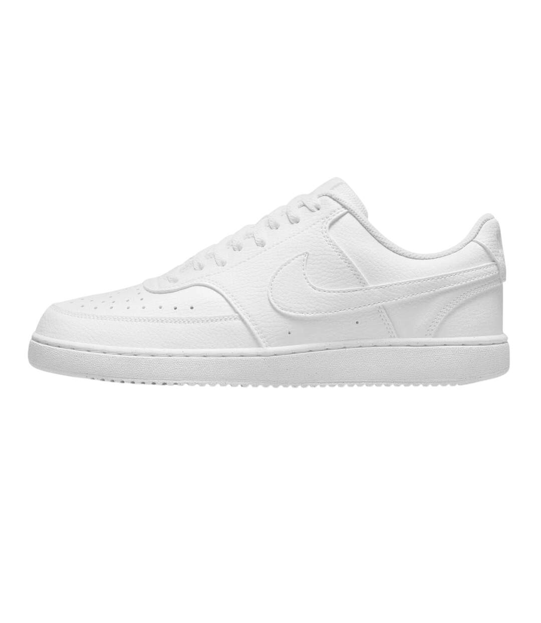 Mens Vision Low Leather Trainers White Nike-3