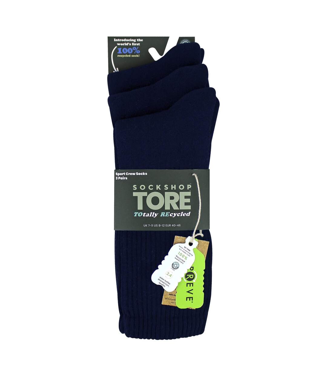 3 Pack Mens Plain Crew Sport Socks - Soft Cotton Everyday Athletic Socks-2