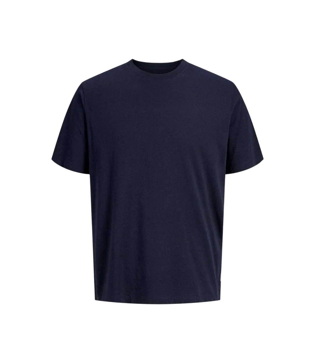 T-shirt Motif/style Uni Basic Homme Bleu Marine Foncé Jack And Jones-2