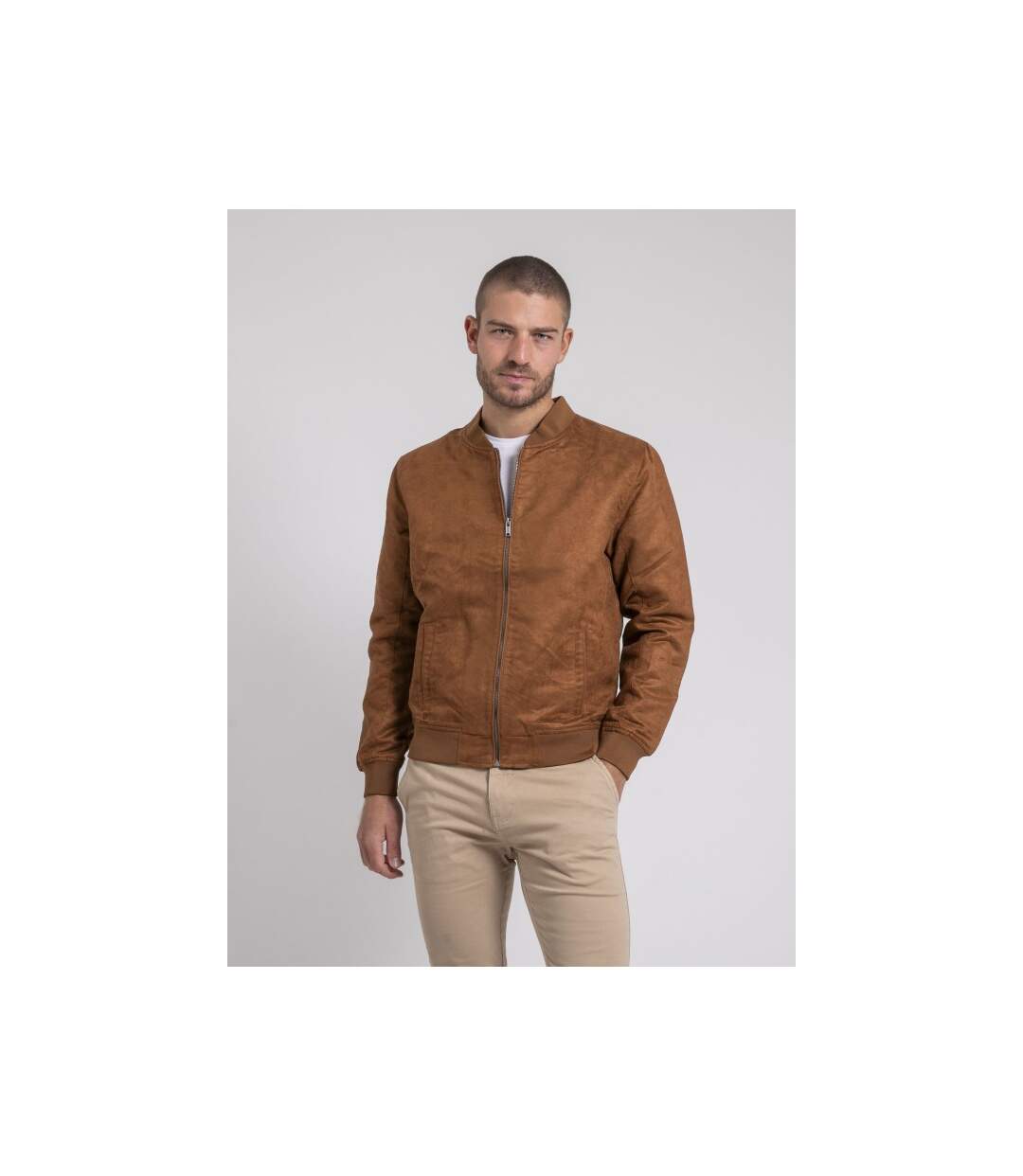 Blouson teddy suédine ZEGAN-1